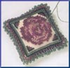 Vintage Rose - Beaded Pin Pillow